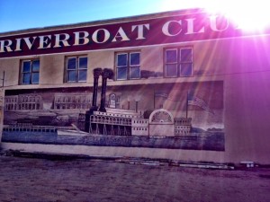 mural of steamboat