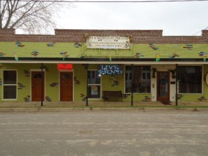 Front view of the KnightLight Theater with all its fun colored bricks.